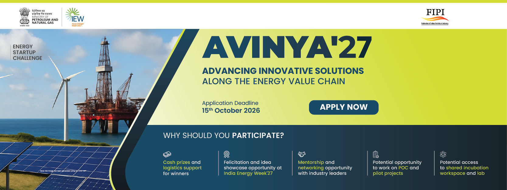 Avinya’27, The Energy Startup Challenge