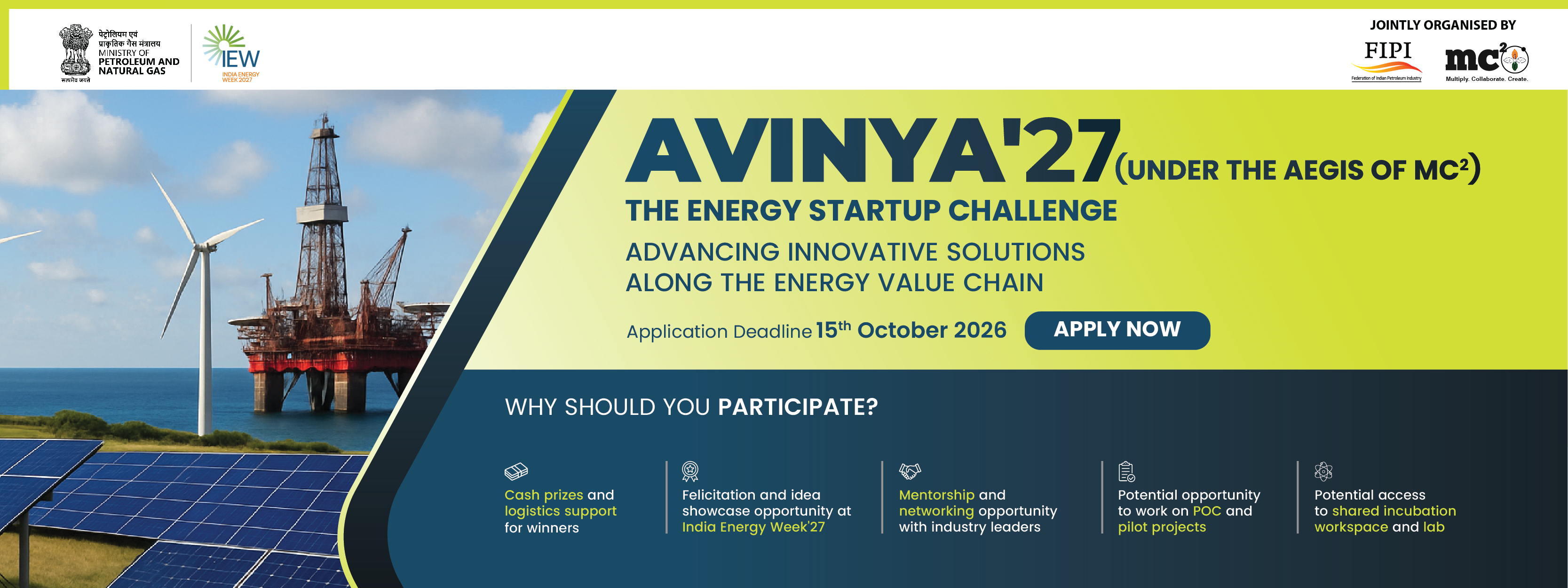 Avinya’27, The Energy Startup Challenge